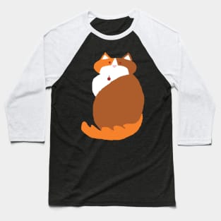 Kevin the Ginger Cat Abstract Drawing Baseball T-Shirt